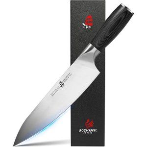 TUO Chef Knife 8", Pro Chefs Cooking Knife Japanese Vegetable Cleaver, High Carb